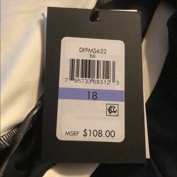 Dkny Colorblocked Halter One Piece Swimsuit - Picture 3 of 4